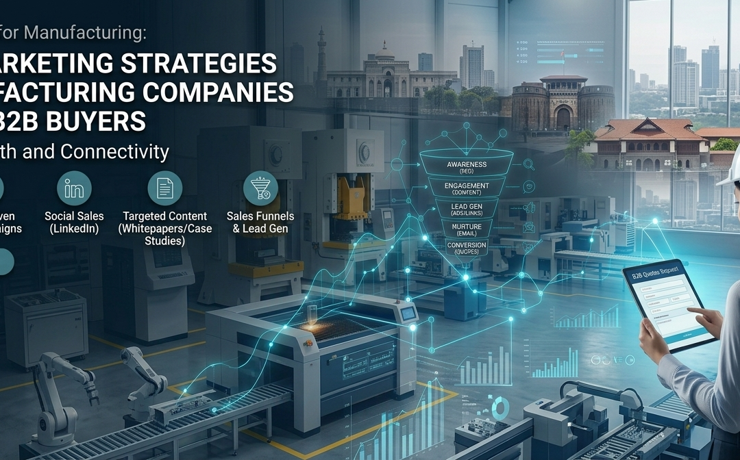 Digital Marketing Strategies for Manufacturing Companies to Reach B2B Buyers